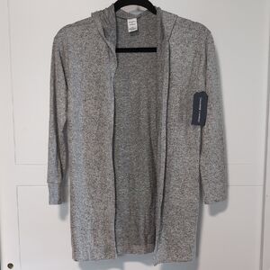 Melrose And Market Hooded Open Cardigan